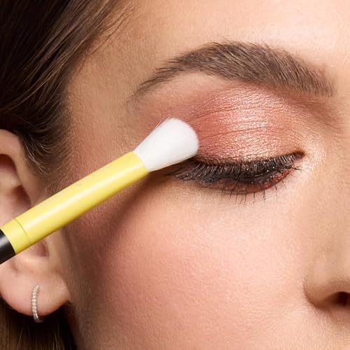 tarte fly squad brush set ? Eye & Cheek Brushes with Blending, Angled & Fan Designs to Seamlessly Apply Highlighter & Buildable Makeup Looks, Vegan & Cruelty-Free