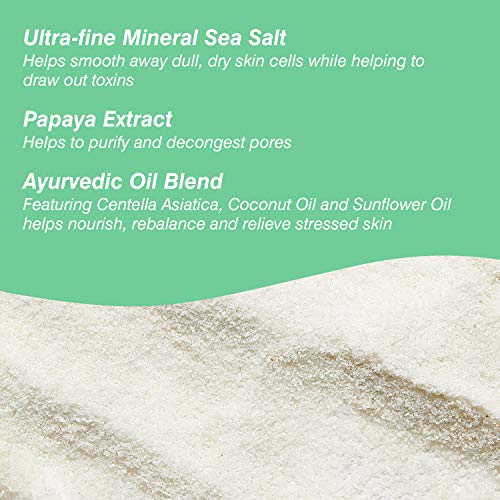 COOLA Organic Pacific Polish Facial Exfoliator with Mineral Sea Salt, 3.4 fl oz