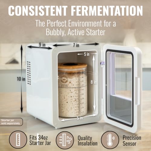 Cozy Bread Climate Cube Sour Starter Warmer & Cooler Jar System
