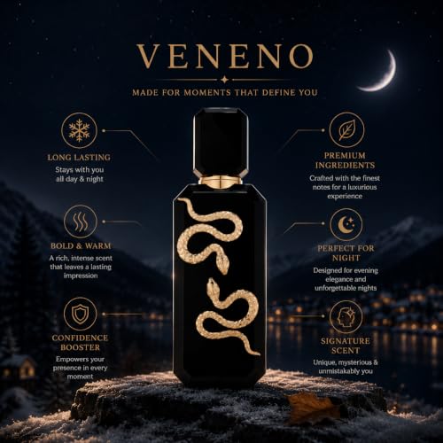 French Avenue Veneno Edp 100ml - Smoky Warmth, Vanilla & Tobacco Fragrance