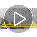 Art3d 3D Decorative Drop Ceiling Tiles - 24 x 48 Inches, White, 12-Pack