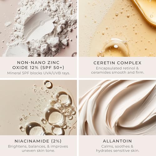 PÜR MINERALS Tinted Sunscreen SPF 50 Buff - 4-in-1 Face Moisturizer & Primer