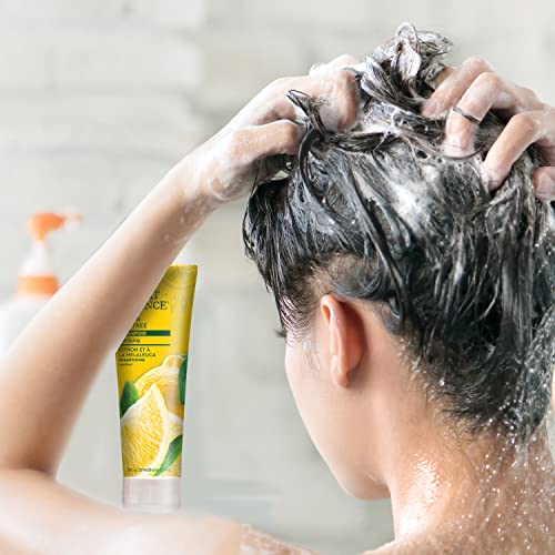 Desert Essence Lemon Tea Tree Shampoo 8 Fl Oz - Pack of 3 with Coconut & Lemon Variants