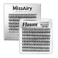 Flaunt Lash Clusters LengthLock Eyelash Cluster Short Lash Cluster 12MM Wispy Lash Clusters Flora Cluster Lashes D Curly Eyelash Extensions Wet Look Eyelashes Clusters Wispy(Flaunt 12MM)