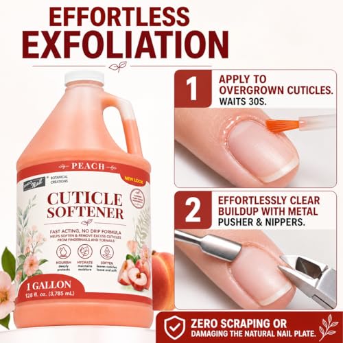 Pro Nail Salon Prep Cuticle Remover Cream 128oz Softening Solution