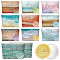 Bright Christian Gifts Women Makeup Bag Set with Bible Verse Compact Mirrors - Bible Variation