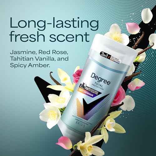 Degree 3-in-1 Antiperspirant Deodorant Pack - Sexy Intrigue, 2.6 oz x 4