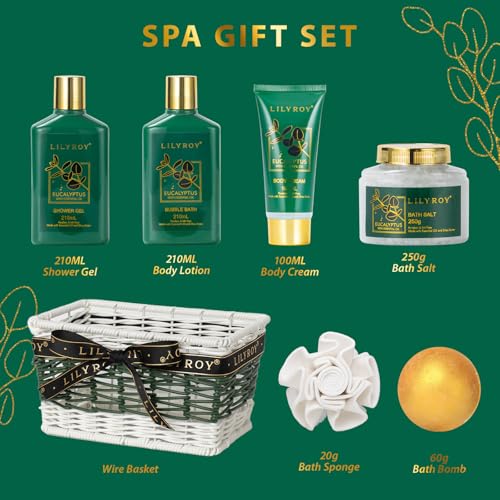 Eucalyptus Spa Gift Set Bath Kit for Women & Men - 1 Piece