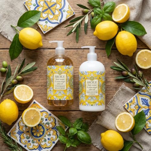 Sicilian-Inspired Soap and Lotion Set - 16oz Hydrating Gift Duo