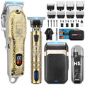 HIENA PRO Cordless Hair Clipper & Beard Trimmer Set - 814 Set