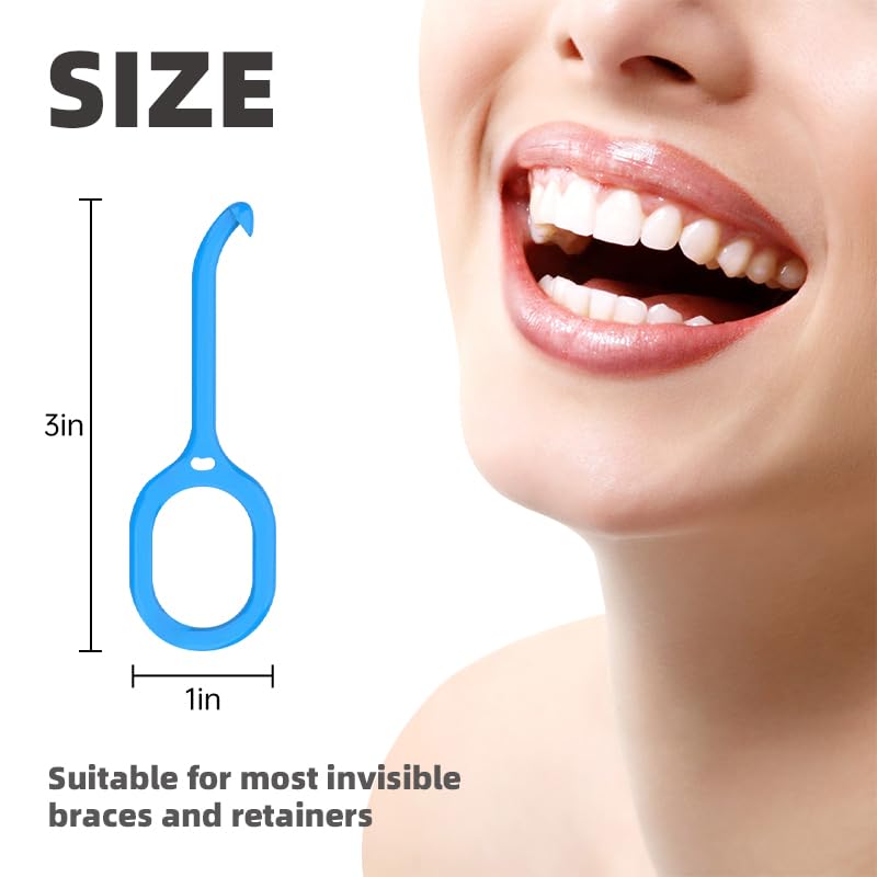 40PCS Clear Aligner Remover Tools Set - Individually Wrapped Dental Retainer & Denture Accessories
