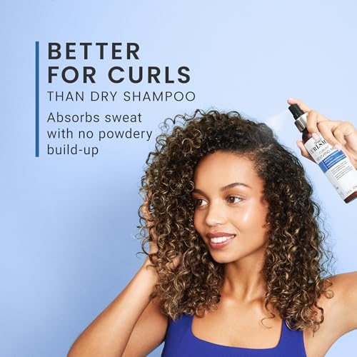 CURLSMITH CurlFit Reviving Mist for Curly Hair, Post-Workout Scalp & Curl Refresh, Micellar Water, 6 oz