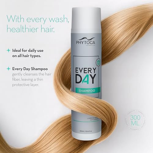 Phytoca Daily Hair Shampoo Enriched with Collagen & Creatine 10.14 oz - Gentle Cleansing for All Hair Types