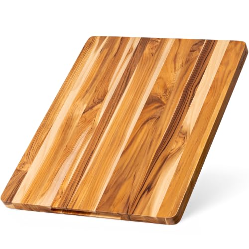 24x18 Reversible Teak Butcher Block Cutting Board - Large Prep Surface - Variation of THIS listing