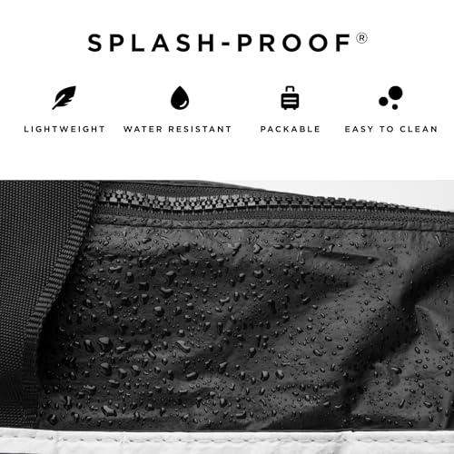 ALOHA Collection Le Voyageur Mini Hip Pack, Lightweight, Packable, & Splash-Proof - Durable, Washable, & Reusable Fanny Pack for Gym, Beach & Travel, Easy to Clean Material (8.5" x 3.75")