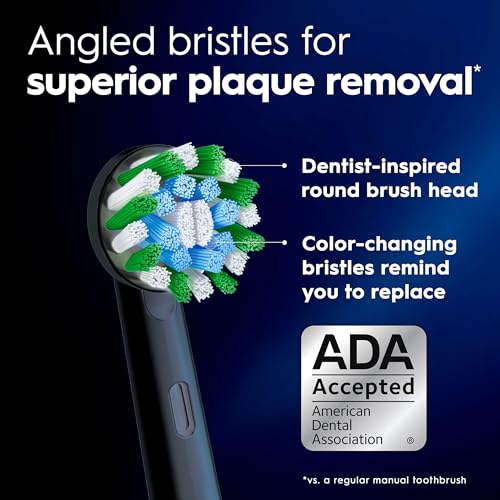 Electric Toothbrush Replacement Heads CrossAction & Sensitive Pack - White