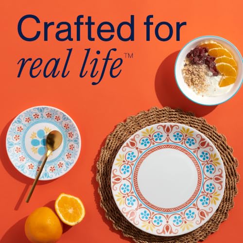 Corelle Terracotta Dreams 12-Piece Dinnerware Set for 4 - Plates & Bowls