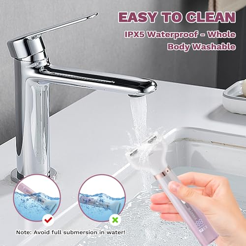 Electric Razors for Women, 5 in 1 Bikini Trimmer for Women, Wet/Dry Womens Electric Shaver Razor, Face Shaver for Face Nose Eyebrow Arms Armpit Legs Pubic Area, Facial Hair Removal
