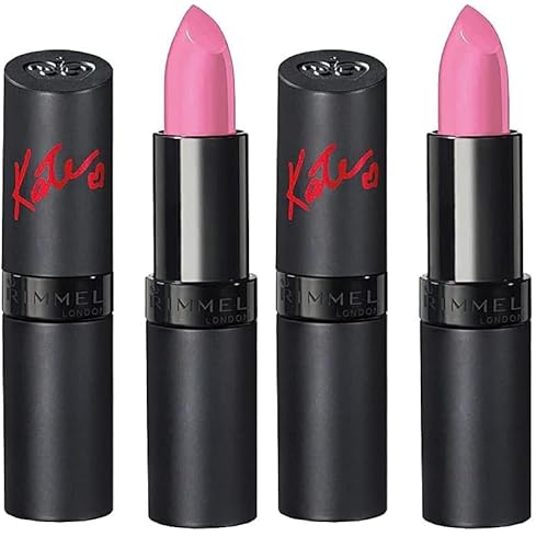 Rimmel Lasting Finish Lip Color by Kate Moss Collection, 05, 0.14 Fluid Ounce (Pack of 2)