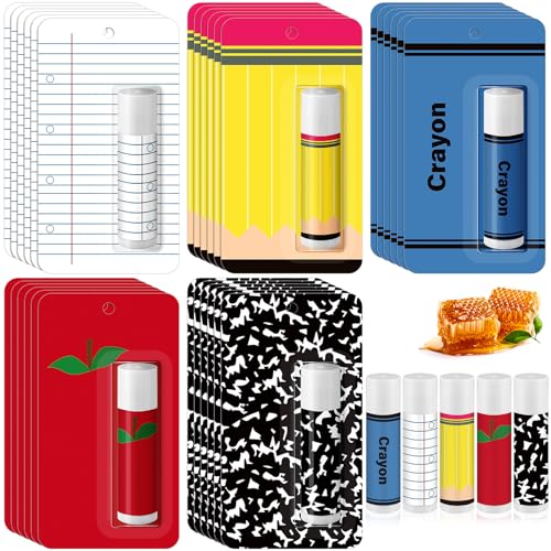Fresh 30 Pack Christmas Teacher Appreciation Lip Balm Gifts Bulk with Teacher Week Design
