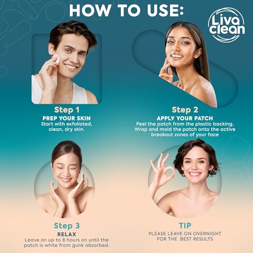 LivaClean (272 + 240 CT) Acne Patches, Hydrocolloid Star Pimple Patches for Healing, Cute Face Stickers, Large Pimple Patch for Face, Hydrocolloid Patch