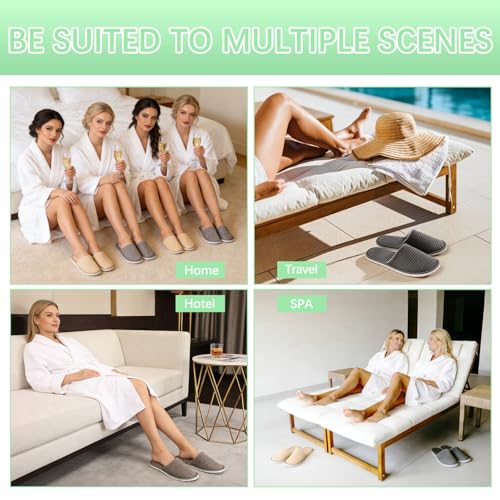 Guest Slippers Disposable For Guests Washable Reusable Which Can Be Used As Women Men House Indoor Bathroom Bedroom Hotel
