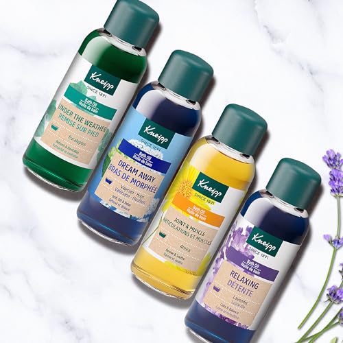 Herbal Bath Oil Set with Aromatherapy - 6 Pack, Vegan & Paraben-Free