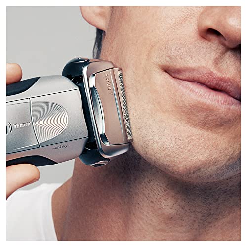 Replacement Shaver Head for Braun Series 7 70S - 4 Pack, Silver & Clean & Renew