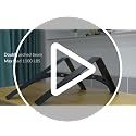 Heavy Duty Shelf Brackets 16x12 Inches - Supports 1100 Lbs - Alloy Metal, Matte Black, Set of 2
