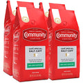 Community Coffee Café Special Half-Caff Ground Coffee Pack of 4 - 32oz Medium Dark Roast