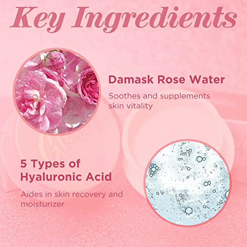 TOUCH IN SOL Glassy Skin Balm Primer - Hydrating Face Moisturizer with Shea & Rose Water, 1.05 oz