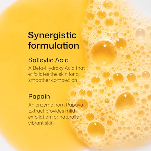 Papaya Enzyme Facial Cleanser with Salicylic Acid - 3.4 Fl Oz - Revitalizing & Exfoliating