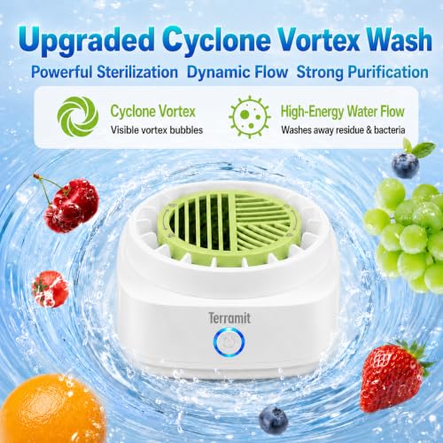 Wireless Fruit and Vegetable Cleaner with Hydroxy Ion Technology - IPX7 Waterproof