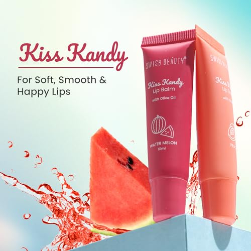 SWISS BEAUTY Kiss Kandy Lip Balm (05), Pink, Adults