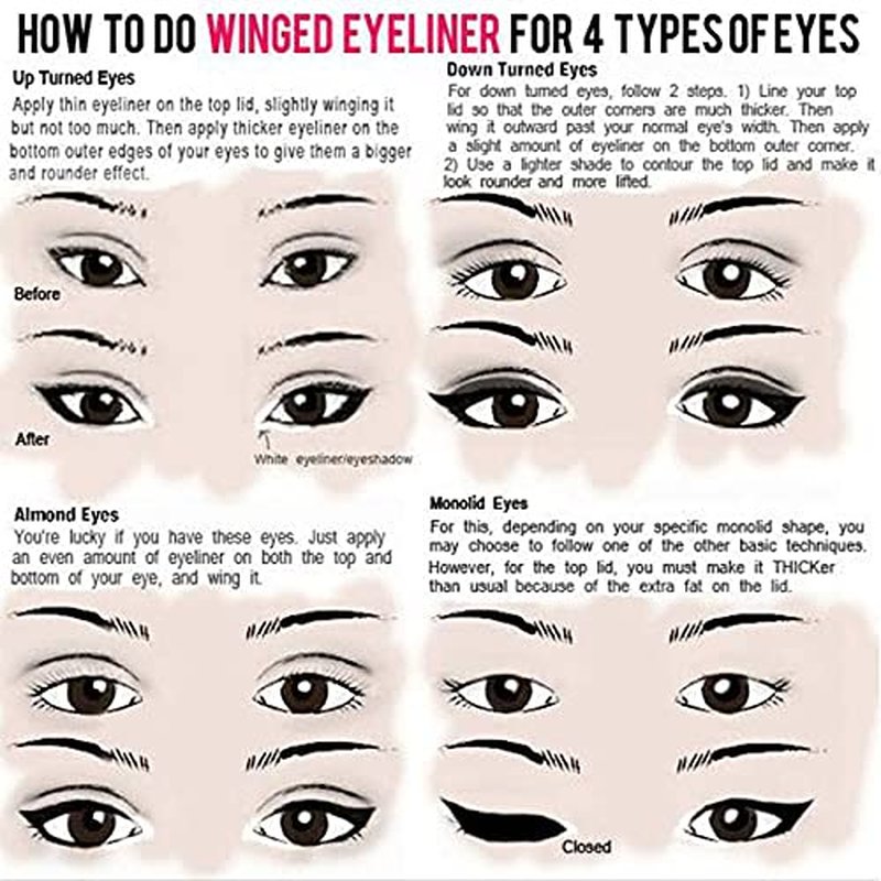 24 pcs Nabi Eyeliner and Eyebrow pencils