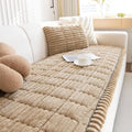 ZQFFB Washable Non-Slip Pet Sofa Cover for Dogs, Coffee, 27.6x82.7 inches