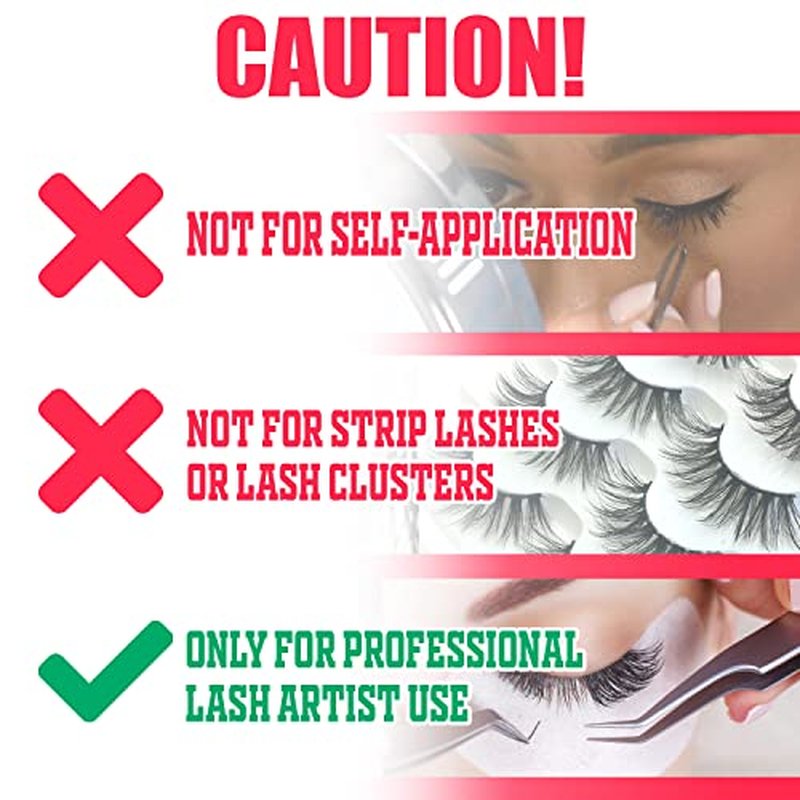 Mild Sensitive Eyelash Extension Magic Glue for Professional Lash Extensions, 1-2 Sec Dry Time & Up to 6 Weeks Retention, Black Adhesive by Amber Lash (5 ml / 0.18oz)