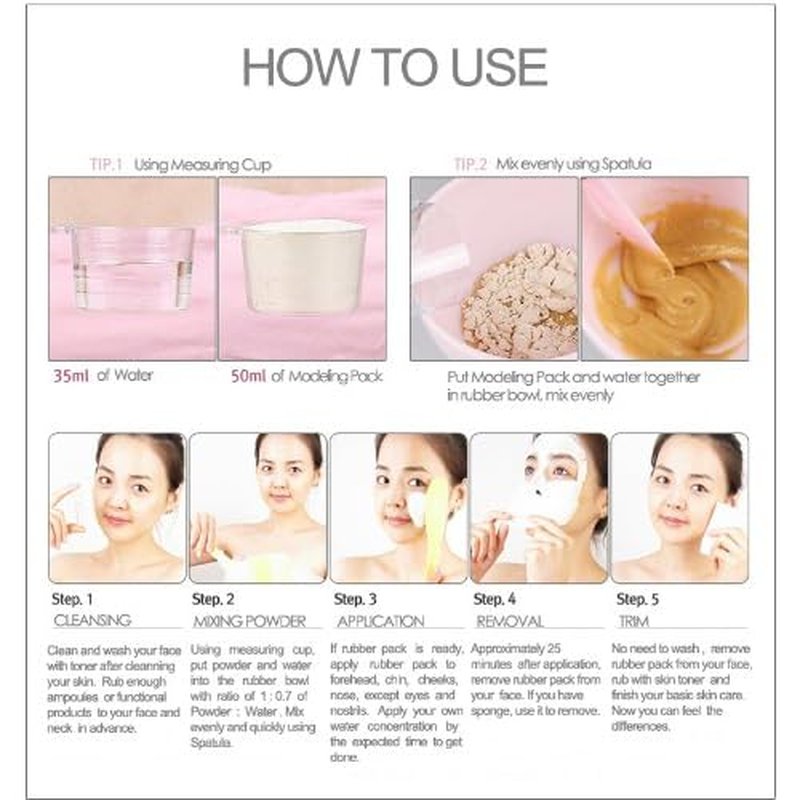 Askin Modeling Mask Powder Pack Pearl for Moisturizing 2500ml