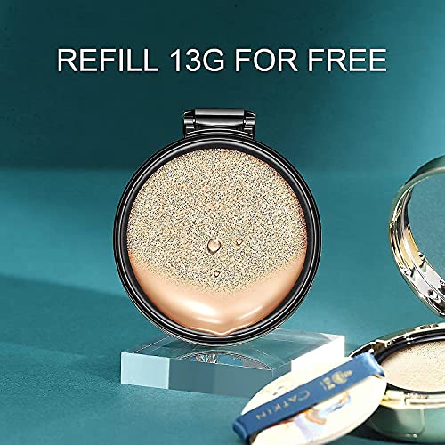 CATKIN 2Pcs Makeup Set Includes Moisturising Lip Balm C01 and BB Cream Air Cushion Foundation C01