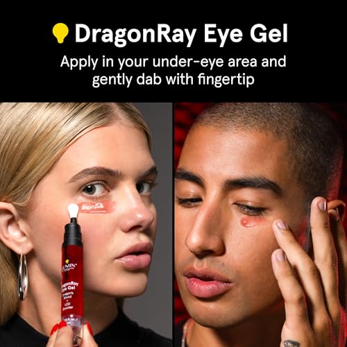 Lumin DragonRay Eye Gel for Dark Circles & Red Light Therapy 15ml