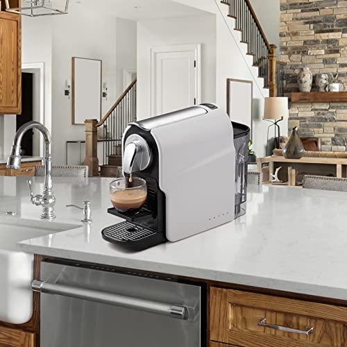 Espresso Capsule Coffee Maker with 20 Bar Pump, Removable Water Tank, Adjustable Cup Tray