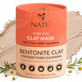 3.5oz Purifying Bentonite Clay Face Mask for Deep Pore Cleansing & Oil Control