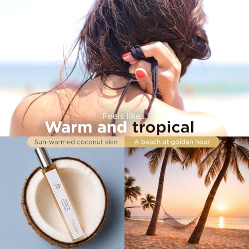 Lavanila Vanilla Coconut Perfume Roll-On 0.32 Fl Oz Travel Size - Tropical Fragrance