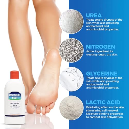 Urea Foot Balm for Cracked Heels & Rough Skin - 5.07oz Moisturizer