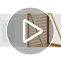 Bamboo Tilt Out Laundry Hamper Cabinet with Removable Basket - Walnut - Space Saving Bathroom Storage
