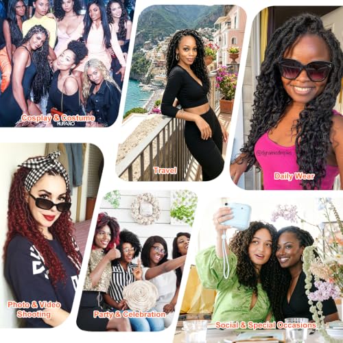 Grey Goddess Locs Crochet Hair - 14 Inch, 7-Pack for Black Women
