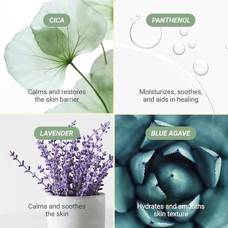 Meebak Cica Cleansing Water Pads | Korean Makeup Remover Wipes | Micellar Water Makeup Remover Wipes | Exfoliating Toner Pads for Glass Skin | Hydrating & Calming for Sensitive Skin - 80ct