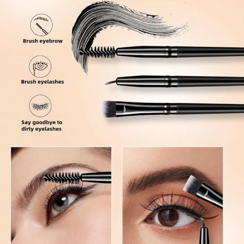 Black Makeup Brush Set 65Pcs Professional Multi-Functional Cosmetic Tools with Case - Variation 03K