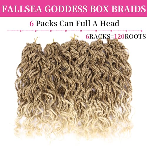 18 Inch Blonde 27/613 Short Curly Crochet Hair Pack of 6 for Black Women