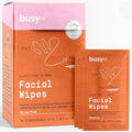 Refresh Face Wipes ? Individual Cleaning Facial Wipe Singles- Moist Towelettes Individually Wrapped ? After Workout & Travel ? Fresh Citrus - AHA/BHA, Clover & Calendula